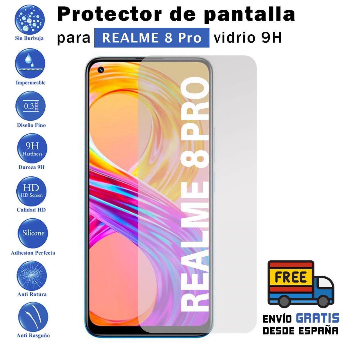 Realme 8 Pro Gehard Glas Screen Protector 9H Voor Movil-Todotumovil