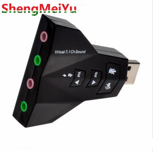 USB 2.0 externe audio-adapter 7.1 geluidskaart Dynamic 3D Surround Sound Card voor computer notebook USB 2.0 externe audio-adapter 7.1 geluidskaart Dynamic 3D Surround Sound Card voor computer notebook