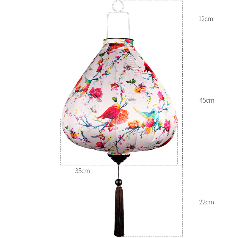 12/14inch Chinese Traditional Silk Lanterns Japan Waterproof Retro Style Scenic Spots Ancient Town Decor Palace Lantern: 11 14inch