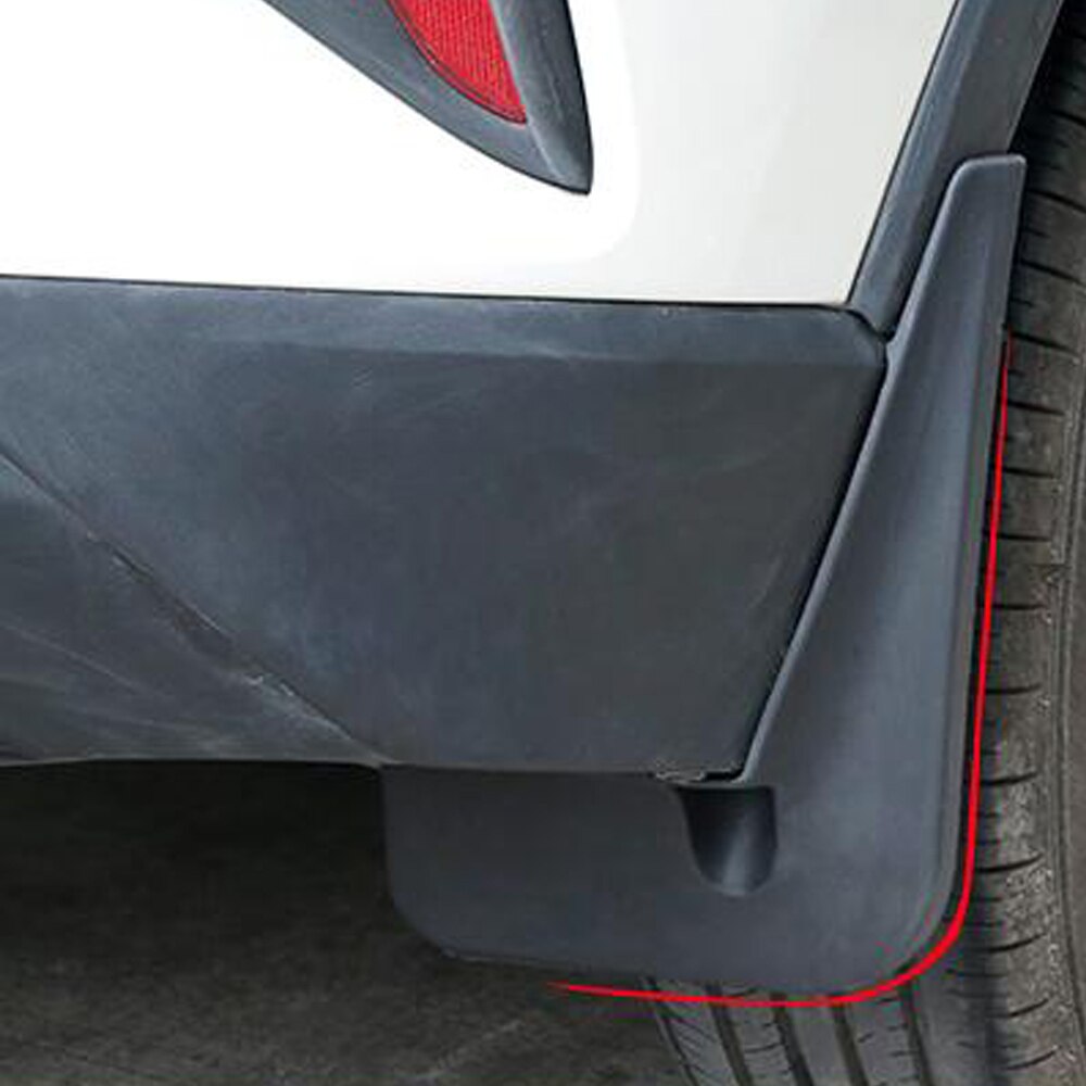 Til toyota chr tilbehør bil styling abs skærme stænkskærm beskyttende fender bildele