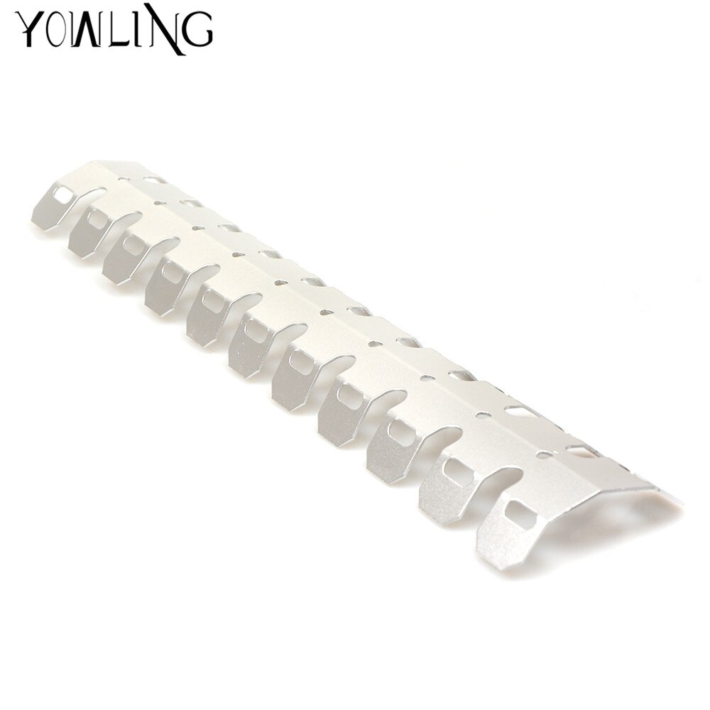 YOWLING Dirt Motorcycle Exhaust Muffler Pipe Leg Protector Heat Shield Cover For KTM 400 450 530 525 EXC 690 Enduro 625 SMC: 490mm silver