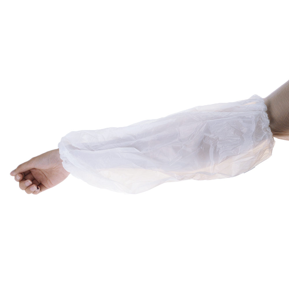 100 / Pack wasserdichte und öl-nachweisen einweg Arm ärmeln elastische Bands haushalt reinigung liefert langarm ärmeln