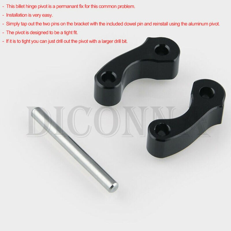 FAROOT 1 Pcs Quarter Billet Window Latch Hinge Pivot for 95-04 Tacoma 00-06 Tundra Rear Window Door Lock Pivot: Default Title