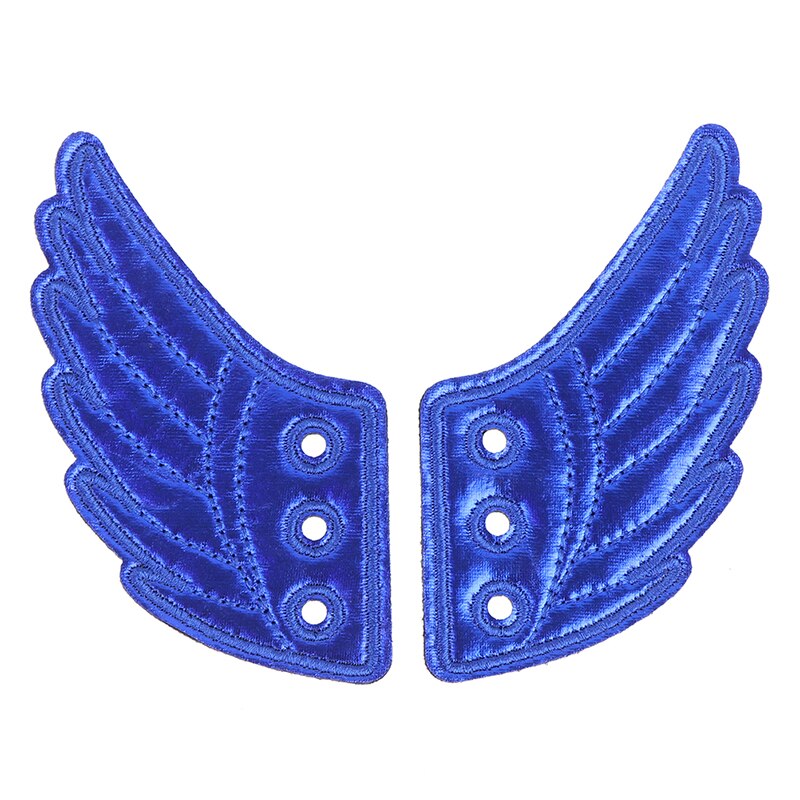 Kleurrijke Pu Schoen Accessoires Vleermuizen Glitter Black Angel Schoen Vleugels Ornament Show Halloween Party Fun Skate Schoenen Diy Decoraties: PP