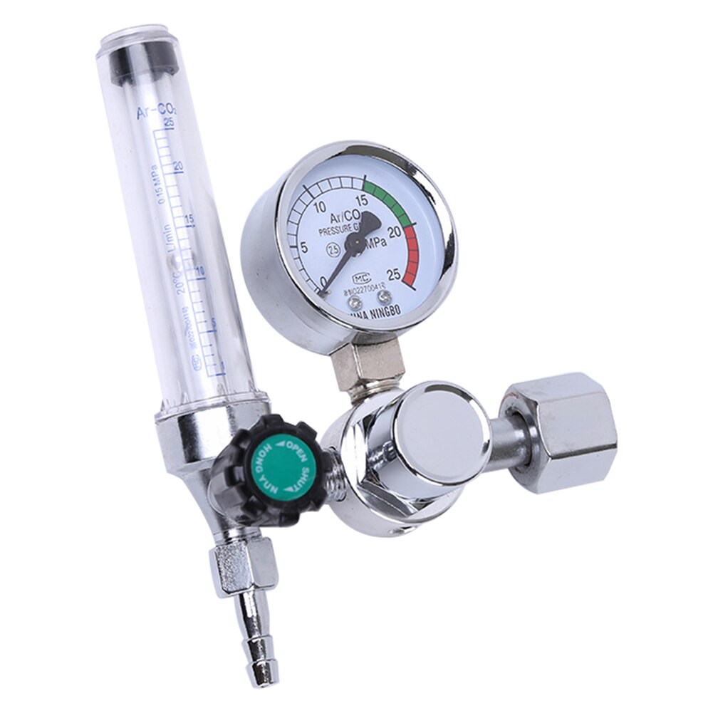 0-25Mpa Zinc Alloy Accurate Scale Pressure Reducer Welding Argon Regulator Decrease Gas Flowmeter CO2 Easy Read Measure Tool