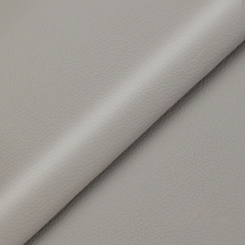 50x137cm (19,7x54inch) zelfklevende lederen reparatiepatchkit zelfklevende lederen tape voor bankmeubilair autostoelen PU bank Fab: GRIJS