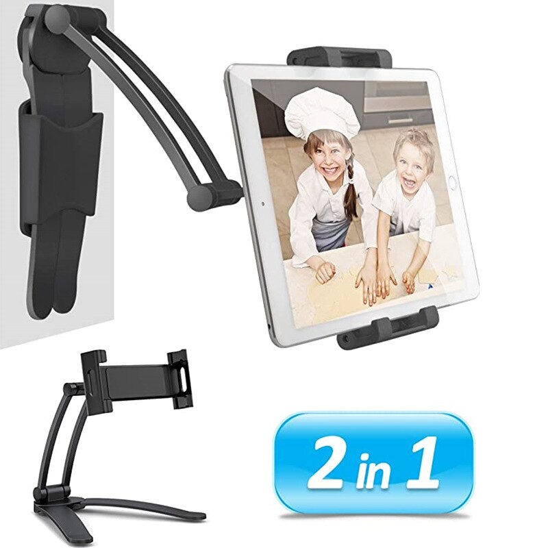 Rotating Portable Monitor Wall Desk Metal Stand Fit For Below 15.6inch monitor Tablet Mobile Phone Holders