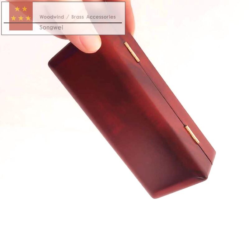 Utmerket munnstykke i massivt tre, bb tenor saks, metall