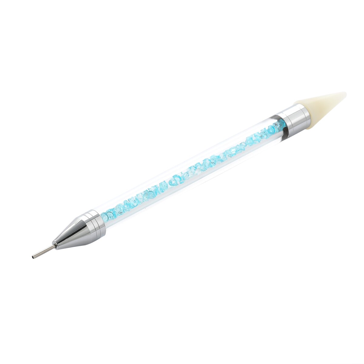 Rhinestones Pick Up Pencil Nail Art Decoration Tools Picking Wax Pencil Jewel Picker Acrylic Nail Stones Picker: Blue