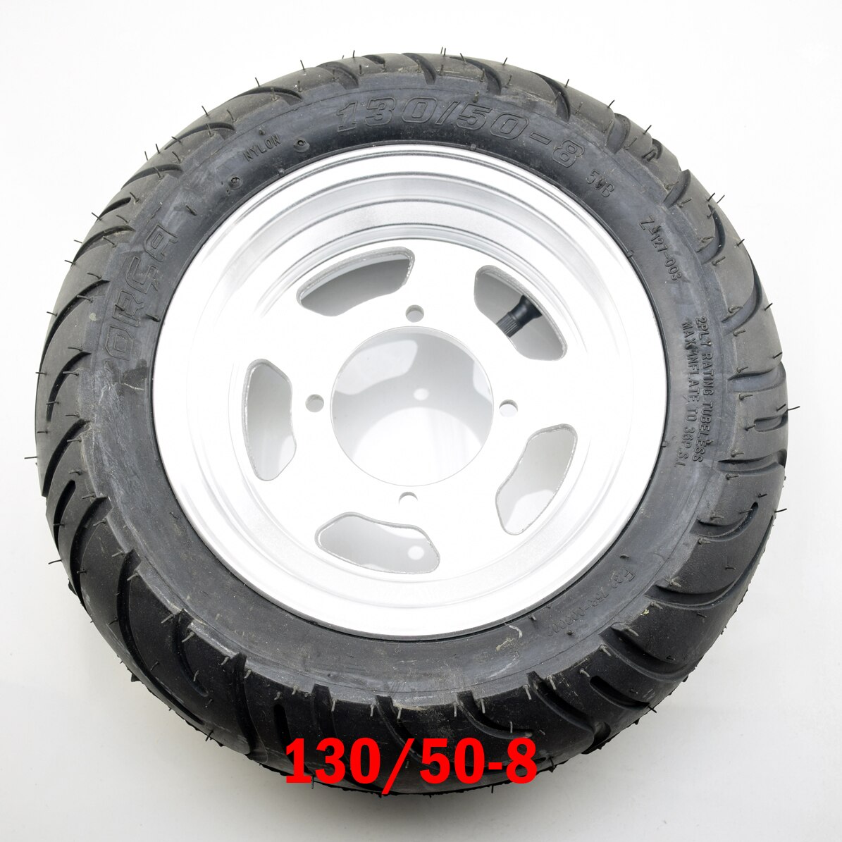 90/65-8 front 130/50-8 rear wheel Tubeless Tyres vacuum For Honda Monkey bike Z50 Z50J Buyang Electric Scooter Pocket bike: Rear Wheel