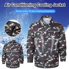 Cooling Jacket Summer Air Conditioning Cool Coat With 2 USB Powered Fans Outdoor Sun Protection Clothing