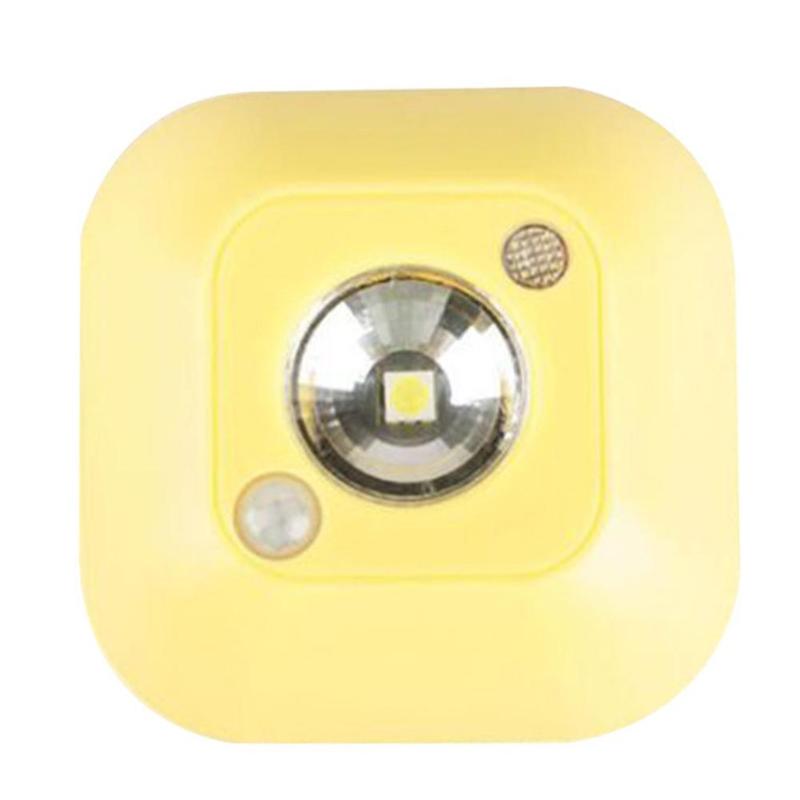 Menselijk Lichaam Inductie Lamp Plastic Ronde Sensor LED Night Lamp Emergency Wit Licht voor Woonkamer Gang Kelder
