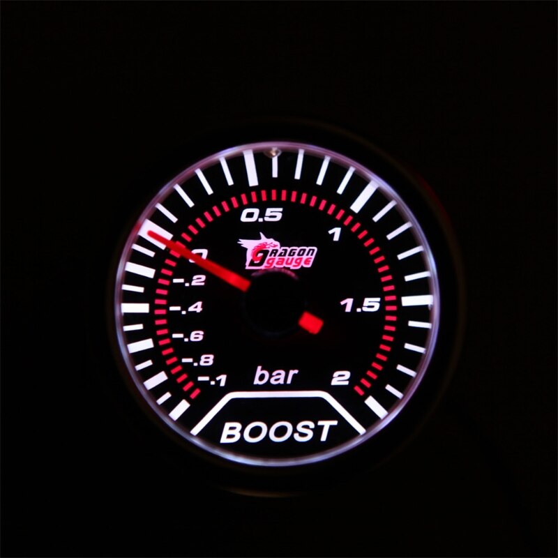 12V Auto Gauge 2 "Bar Boost Gauge -1 ~ 2 Bar Vacuüm Druk Meter Velg Turbo Druk
