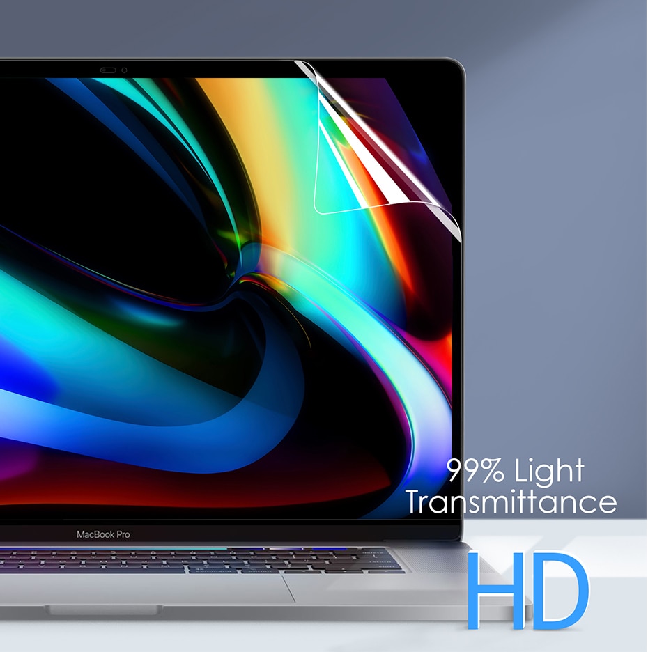 HD Bildschirm Film Schutz für MacBook Luft Profi 13 15 A2179 A1932 A2251 A2289 A2141 A1466 Glanz Kunststoff Weichen bildschirm Aufkleber