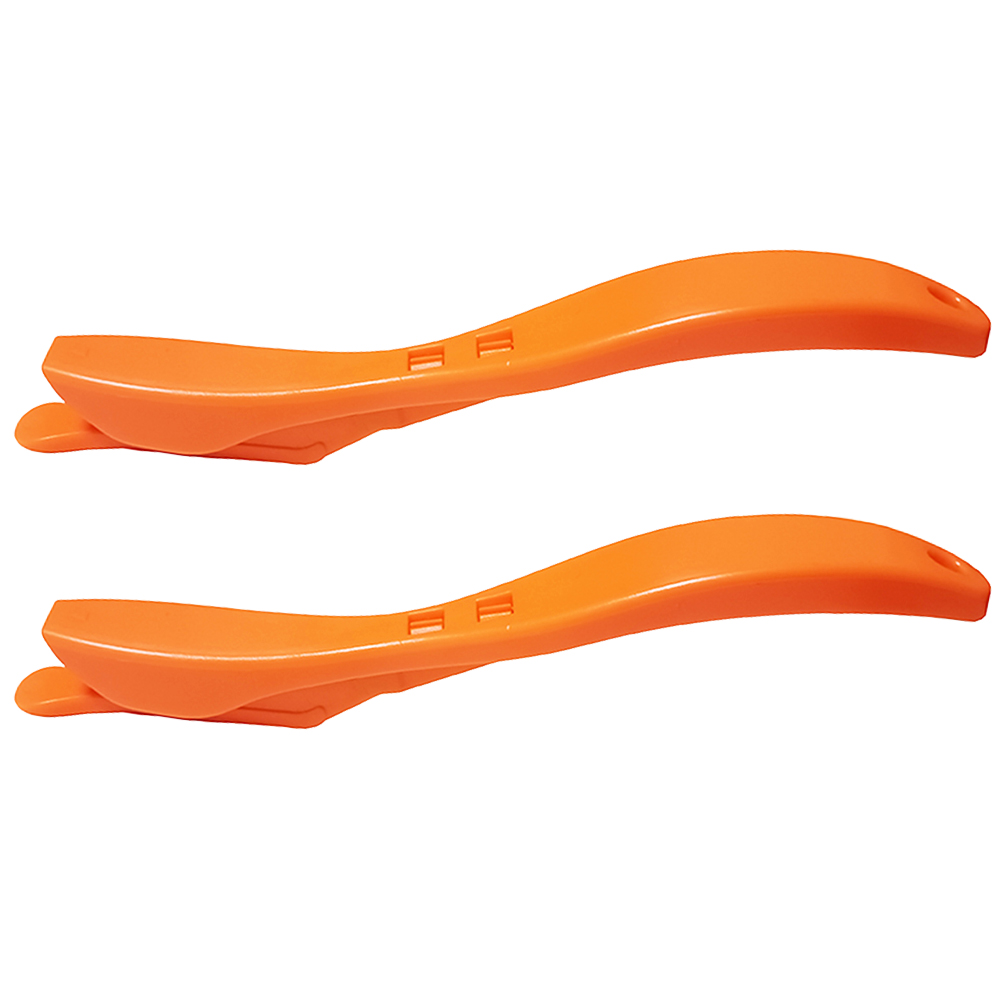 2 Stuks Vinyl Wrap Film Cutter Veiligheid Papier Duckbill Mes Auto Sticker Vinyl Veiligheidssnijder Muur Snijmes Gereedschap: YELLOW