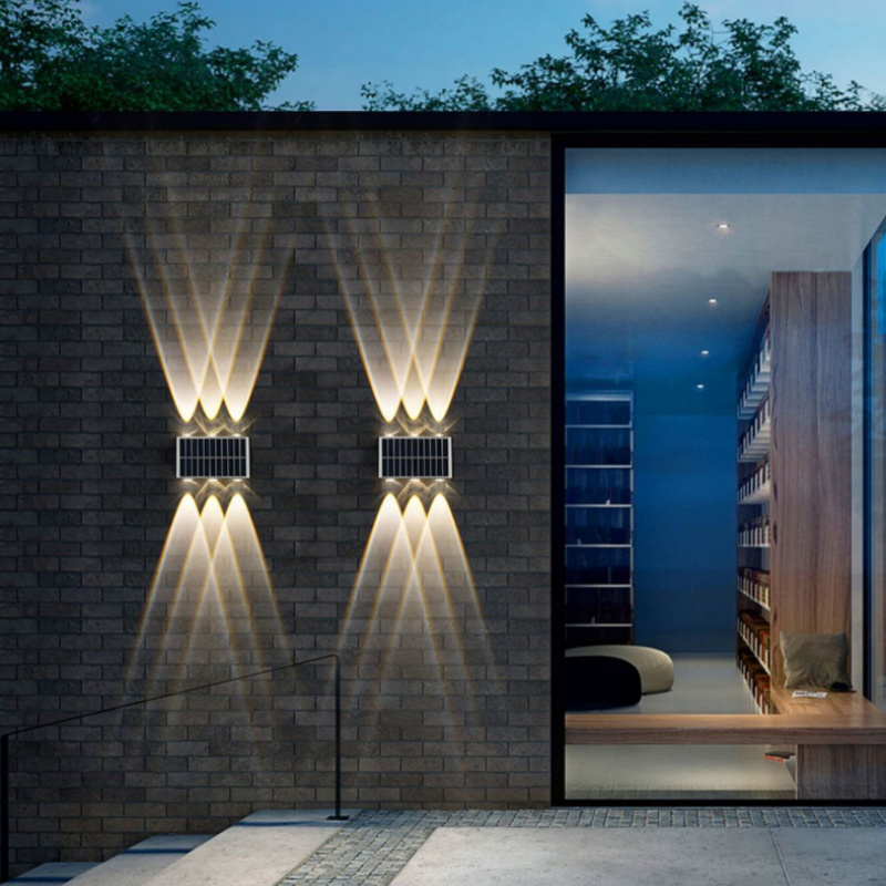 1 Stuks Buiten Waterdichte Wandlamp Zonne-Energie Lamp Binnenplaats Landschap Lamp Villa Nacht Decoratie Lamp Zon Tafellamp