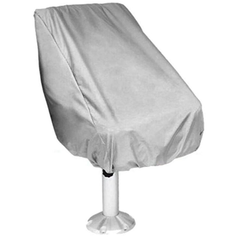 Boat Seat Cover, Outdoor Waterproof Pontoon Captain Boat Bench Chair Seat Cover, Chair Protective Covers
