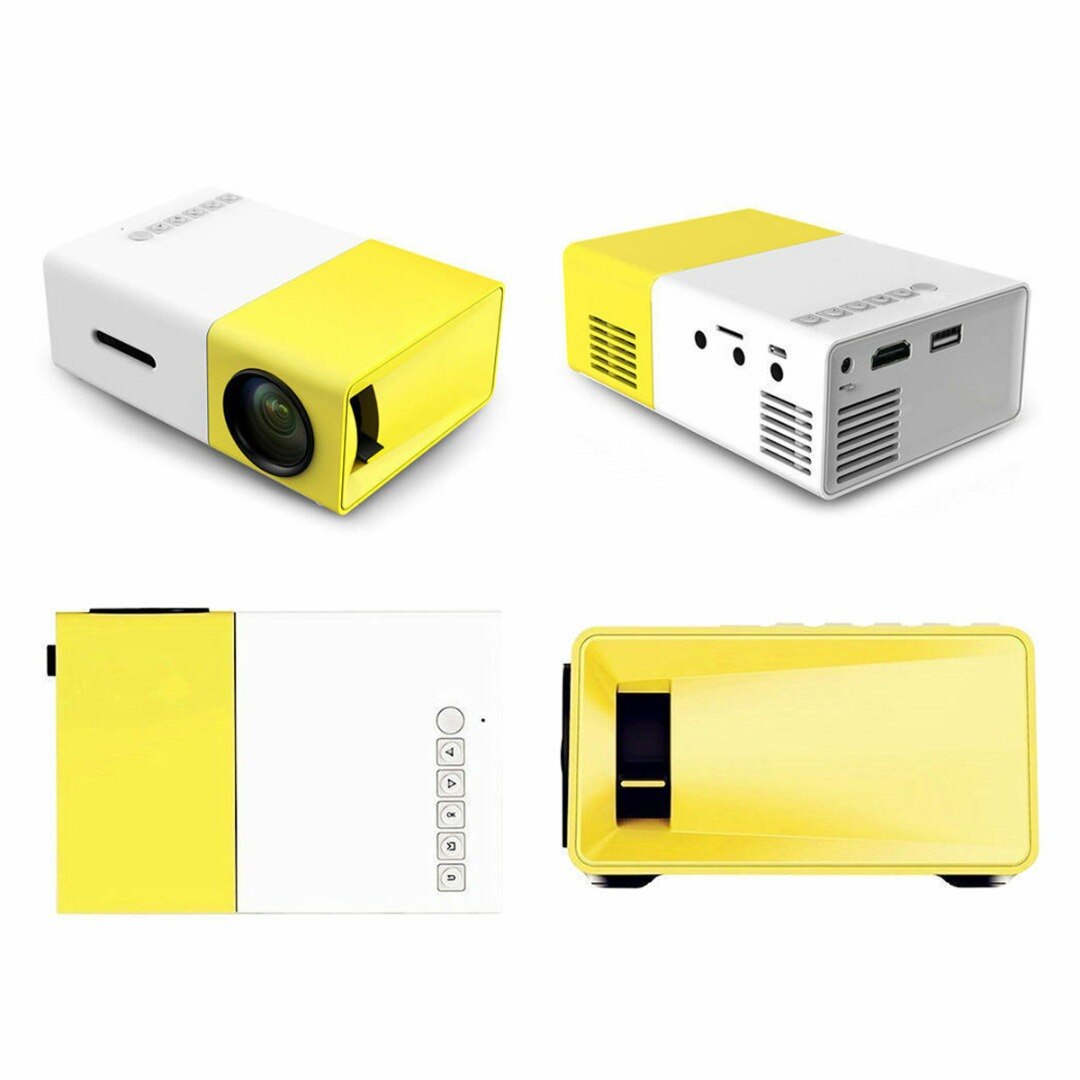 Audio Portable Projector Home Media Video player Mini Pocket LED Projector 1080P AV HDMI Multimedia Home Theater Cinema