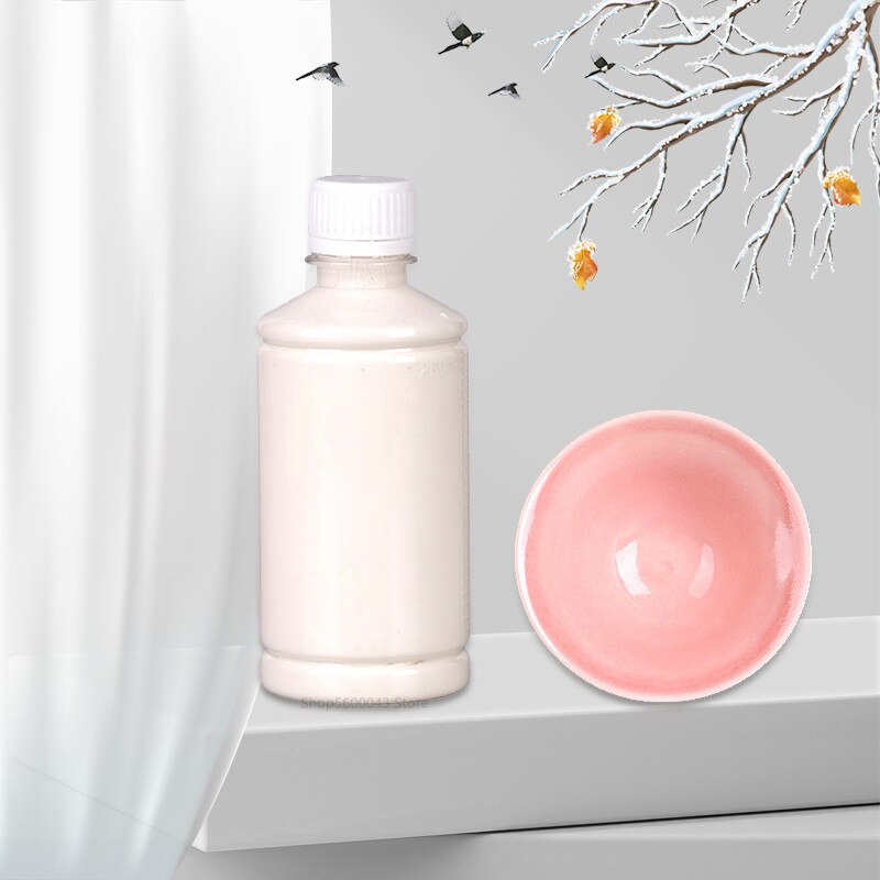 Esmalte de cerámica de 300ML, Color caramelo, Macaron, temperatura media, 1180-1250 grados