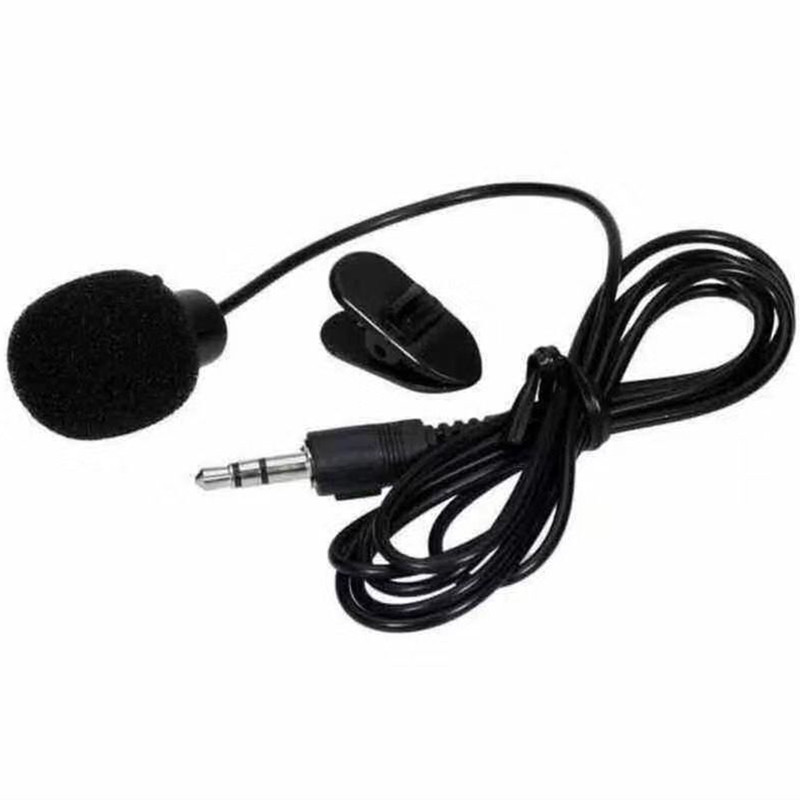 Lavalier Microphone Lapel Mic Buttonhole For PC Computer Mobile Phone Cell Smartphone Mini Tiny Micro Tie Wired Small Mikrofon