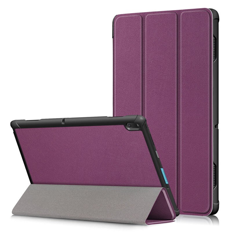 Ultra Slim Magnetic Folding abdeckung Fall Für Lenovo Tab E10 TB-X104F TB X104F PU Leder Stand Abdeckung Für Lenovo Tab e10 Funda fall: Purple