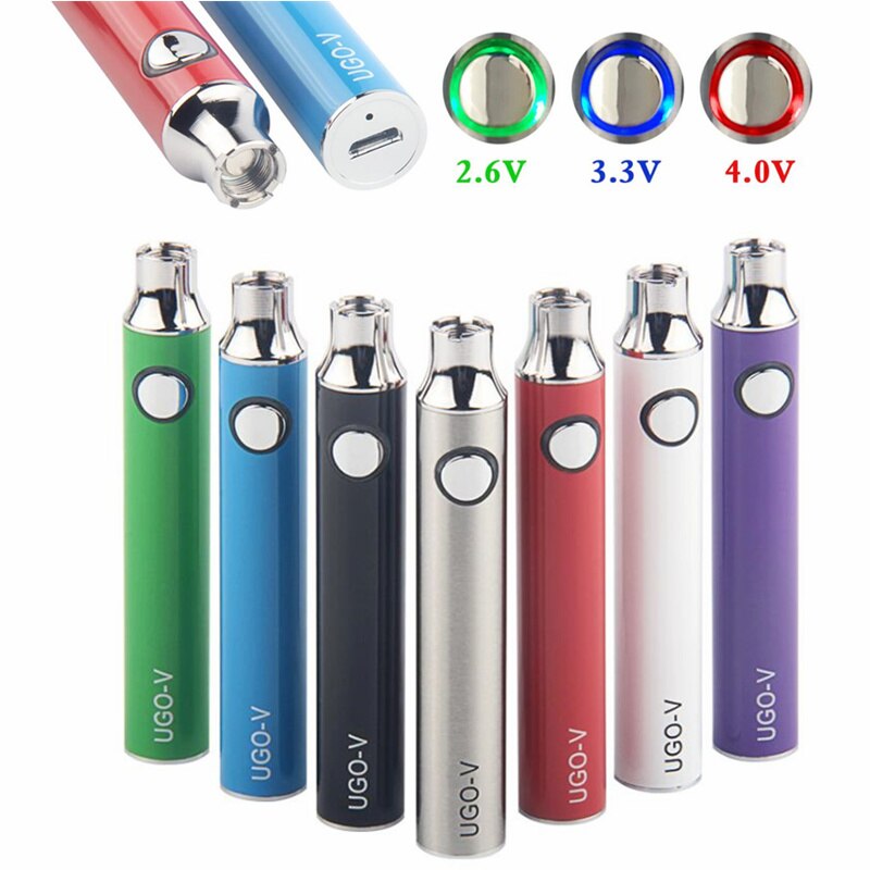 5Pcs Original UGO V Preheat 510 Thread Variable Voltage USB Charging Vape Pen 650mah 900mah EVOD Vape for ego ce4 ce5 vapes tank