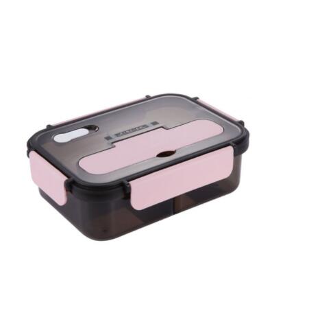Mittagessen Kasten Küche Arbeit Schüler Ich bin Freien Aktivitäzehn Reise Mikrowelle Heizung Lebensmittel Container Kunststoff Bento Kasten Lagerung Snacks Boxen: Rosa