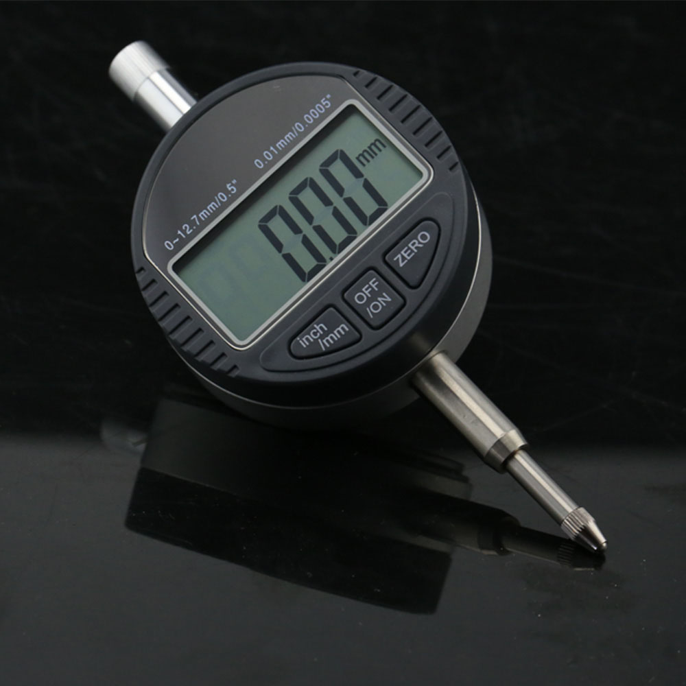 Dial Indicator 0-10mm/0.01mm Resolution Gauge mesure instrument Tool dial Mechanical Indication Strap Ear Aluminum Alloy Case: 32BFF12