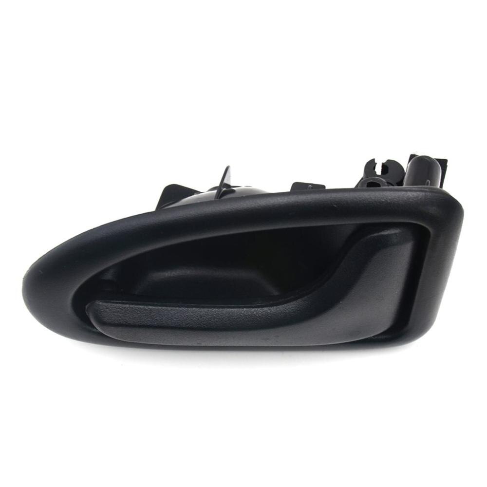 Manija de puerta Interior para coche, manija de puerta Interior izquierda/derecha, negra, para Renault Clio 2, accesorios para coche, 1 Uds.