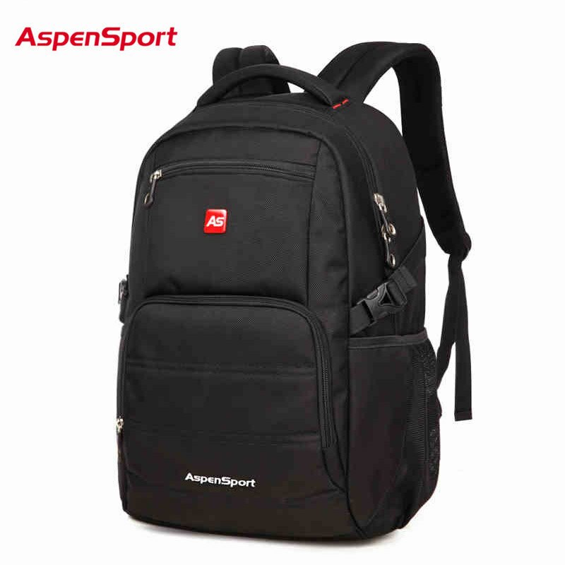 AspenSport Top Brand Waterproof Backpack Unisex Men's Backpacks for Laptop Women Notebook Bag Backpack 15.6 to17 Inch