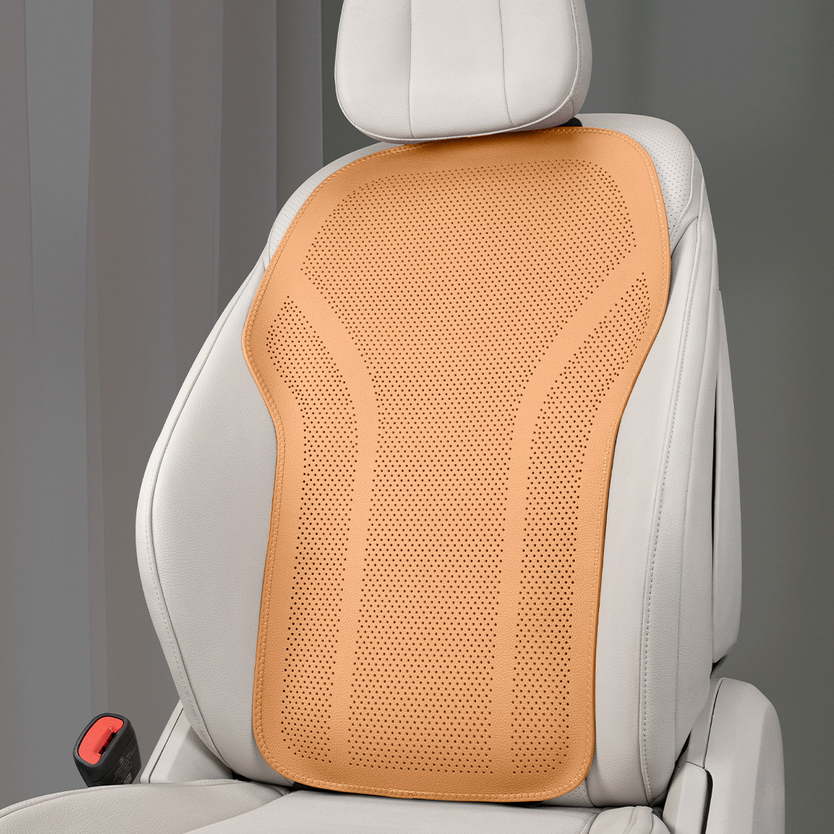 cojín de asiento de coche mejorado, cojín fresco de verano con ventilación, cojín de asiento Universal para las cuatro estaciones, cojín cómodo completamente incluido: Morado