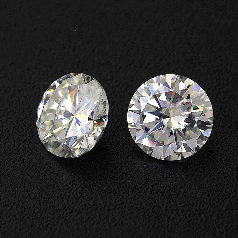 Moissanite Ronde 0.5 Carat D Kleuren Maken Sieraden Moissanite Diamanten Maken Oorbel En Ringen Voor Vrouwen