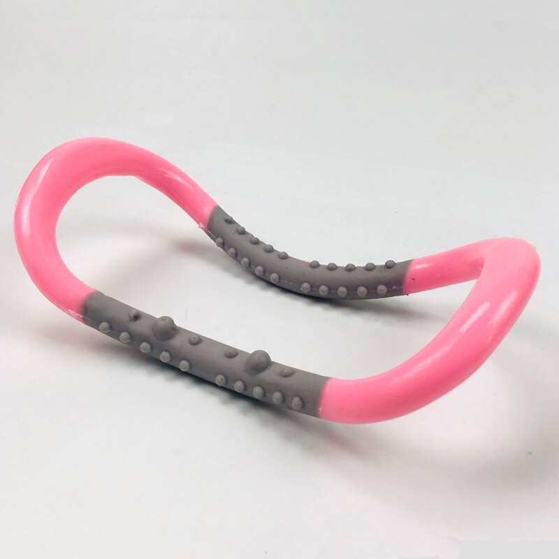 Yoga hoop Magic Circle for home exercises Pilates Fitness ring loop waist arm shape sports accessories workout tools: SAM-pink