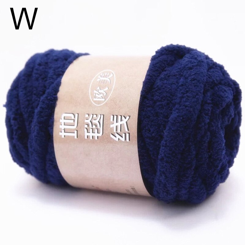 Lana ciniglia in velluto di peluche spesso super morbido e volumoso, maglia calda, filato tutto'uncinetto, coperta fai da te, sciarpa, 250 g * 2 pezzi = 500 g: prugna