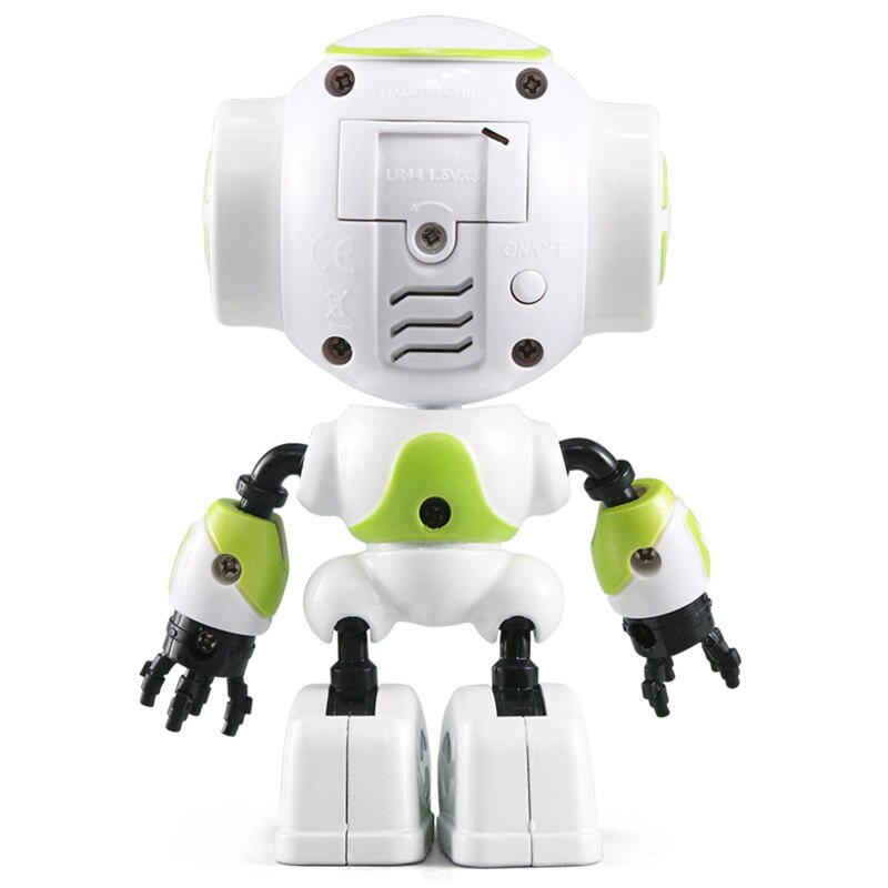 JJRC R9 Green RUBY Touch Control Robot Toy DIY Gesture Mini Smart Voiced Alloy RC Robot For Children Kids Birthday