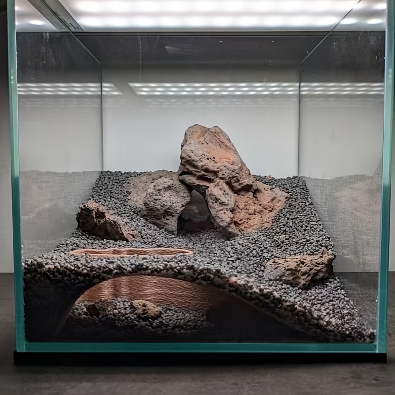 Eckhöhle zum Verbergen und Beobachtungsfenster für Fische und Garnelen Ich bin Aquarium