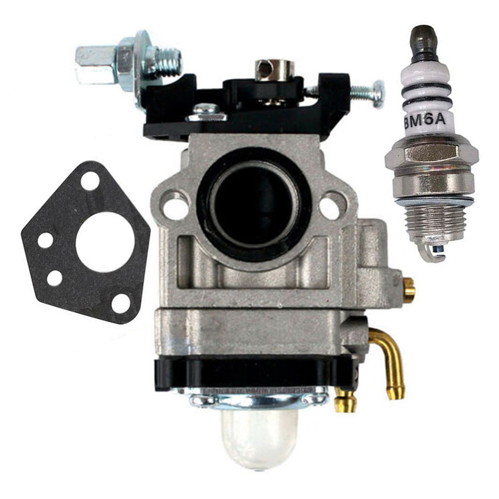Carburetor Carb Kits For Demon RQ580 For Vida XL 141550 141003 52cc Gasket Spark Plug Brushcutter Lawn Mower Parts Garden Trimm