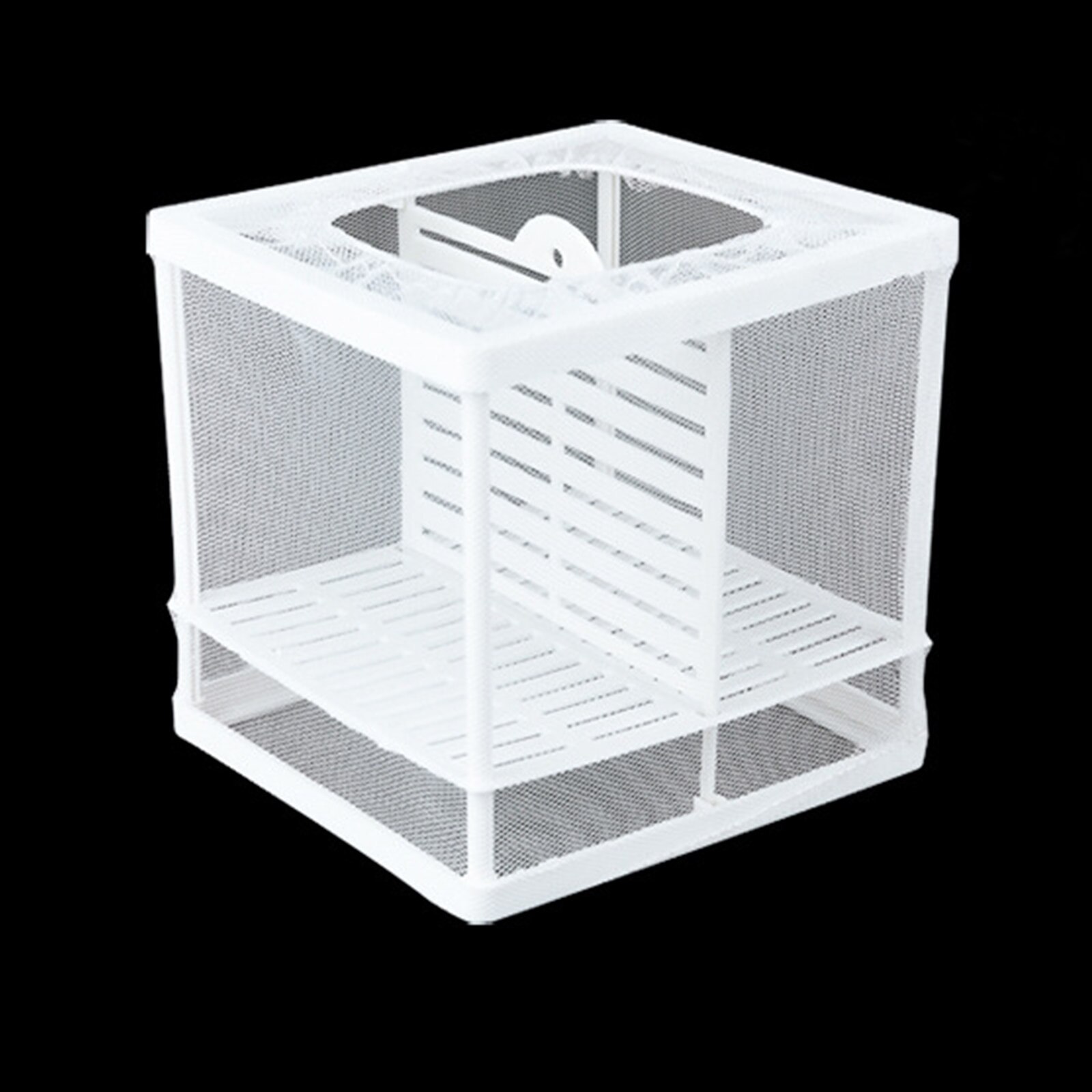 Aquarium Fish Tank High Clear Fish Breeding Isolation Box Aquarium Breeder Fish Tank Double Guppies Hatching Incubator: 16.5x14.5x15cm