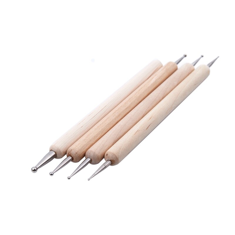 3 Pcs Stainless Steel Wax Sculptors Clay Sculpting Tool & 8 Pcs Ball Stylus Dotting Tools for Pottery Ceramics Doll