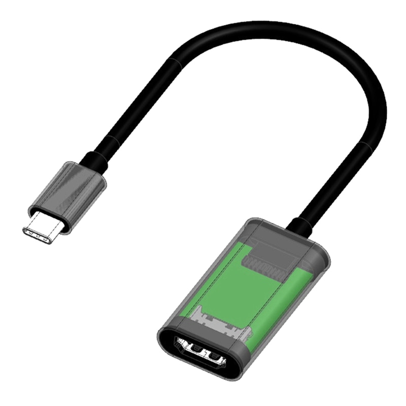 USB C to HDMI Adapter [4K @ 60Hz], USB Type C to HDMI HD Video Conversion Cable Adapter