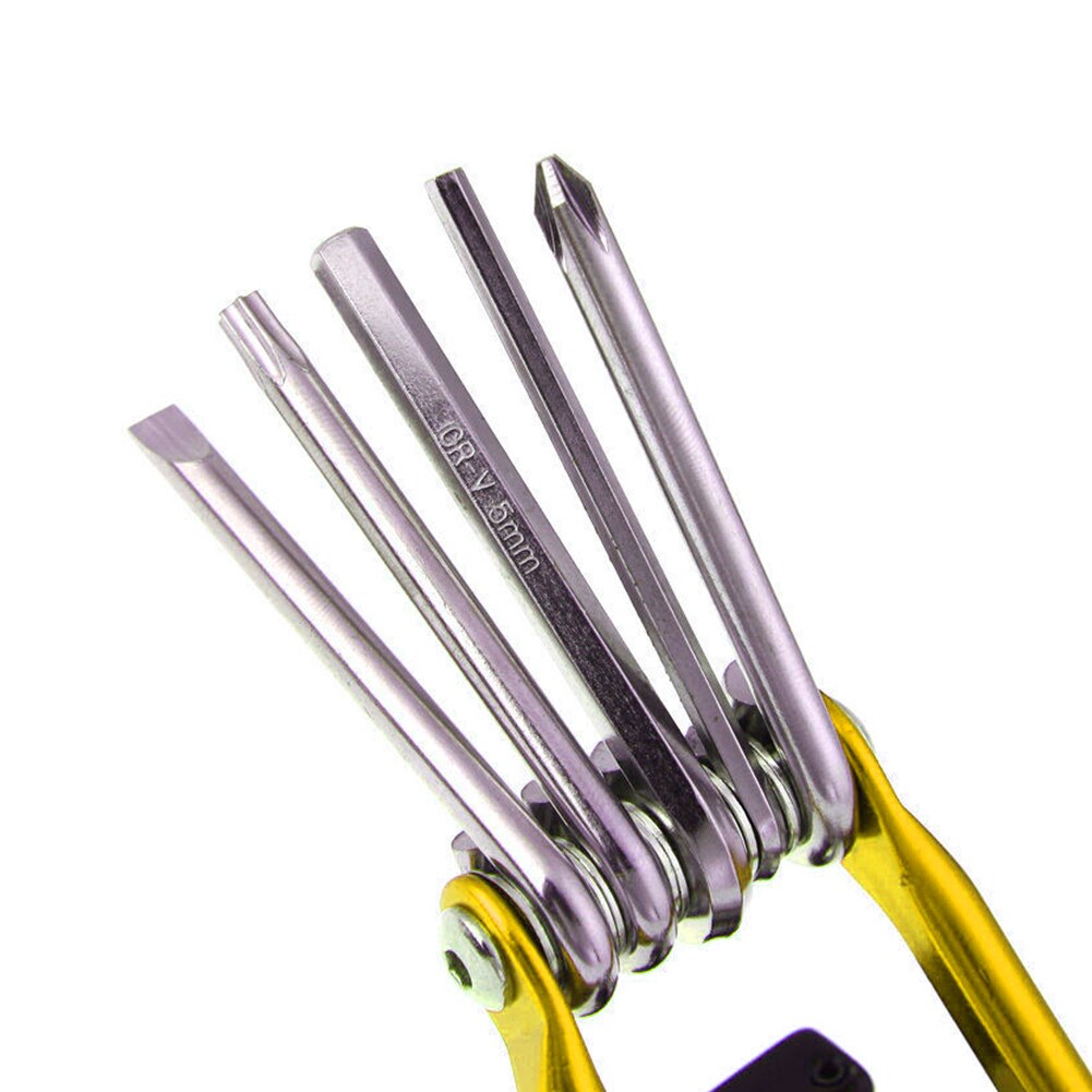 11 Multi Werkzeug Fahrrad Bike Allen Hex Schlüssel Schraubendreher Kette Link Tool MTB ROAD
