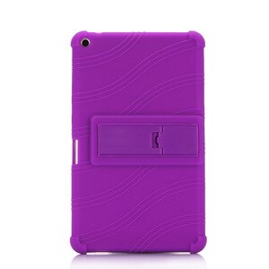 For Lenovo Tab 4 8 TB-8504X Case Shockproof Silicone Kickstand Back Cover for Lenovo TAB4 8 TB-8504 TB-8504F TB-8504N Kids Case: purple