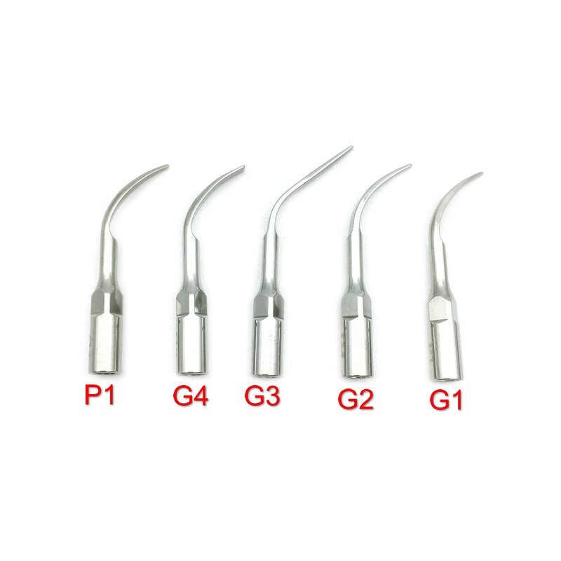 Raspador Dental ultrasónico, pieza de mano, escalador, puntas de escalado, G1,G2,G3,G4,P1, EMS