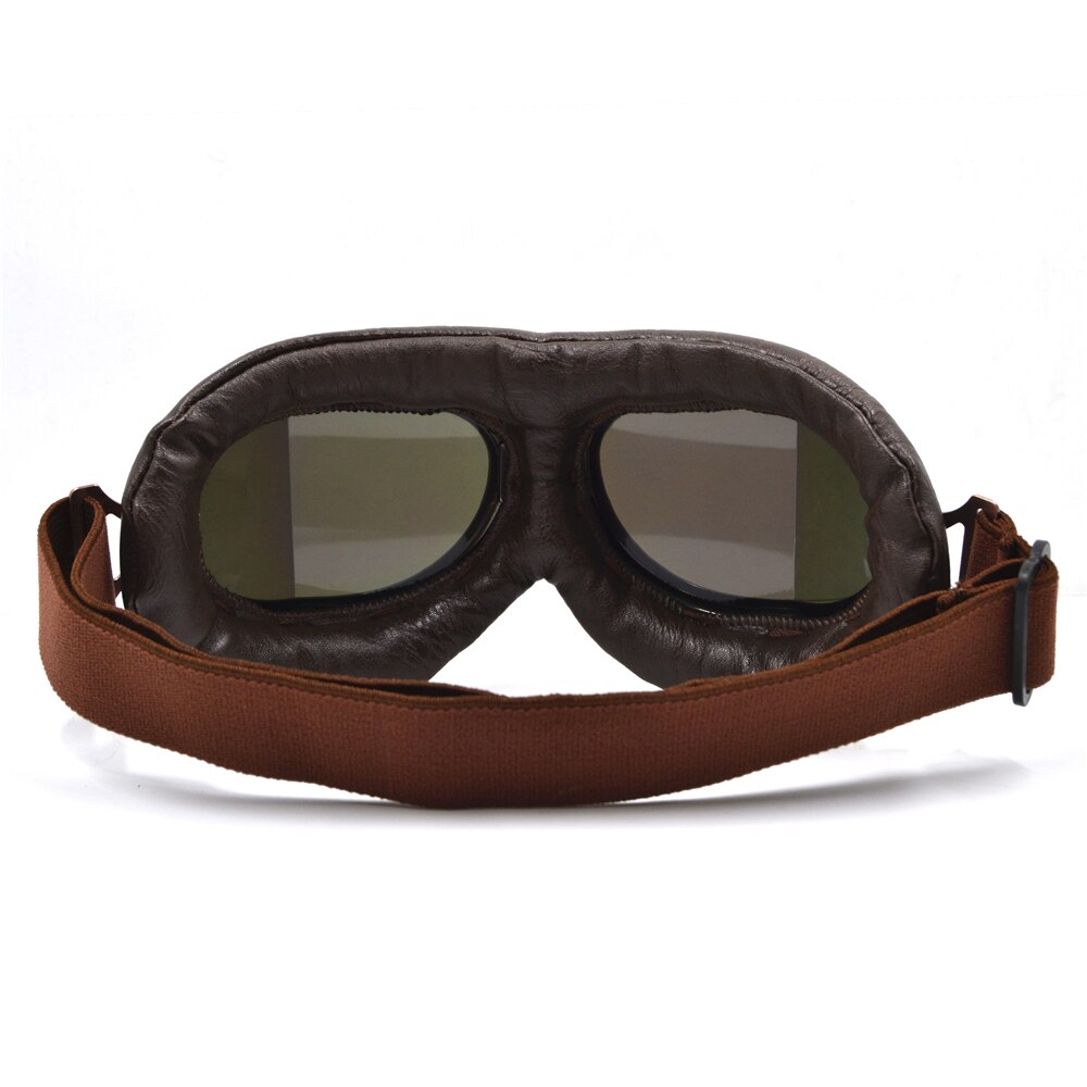 Gafas Retro para motocicleta, lentes clásicas Vintage para Motocross, Harley, piloto, Steampunk, ATV, casco de cobre