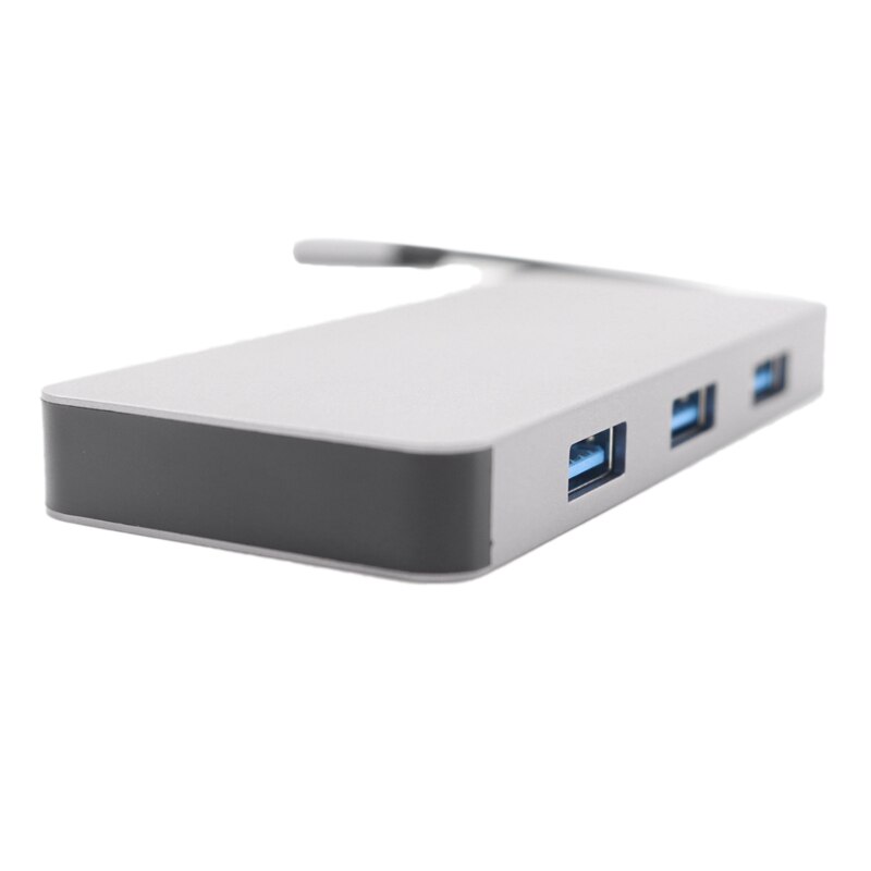 USB C Hub Multiport Adapter 7 in 1 Konverter USB 3,0 Geeignet für Effiziente Transfer zu HDMI Mobilen Computer