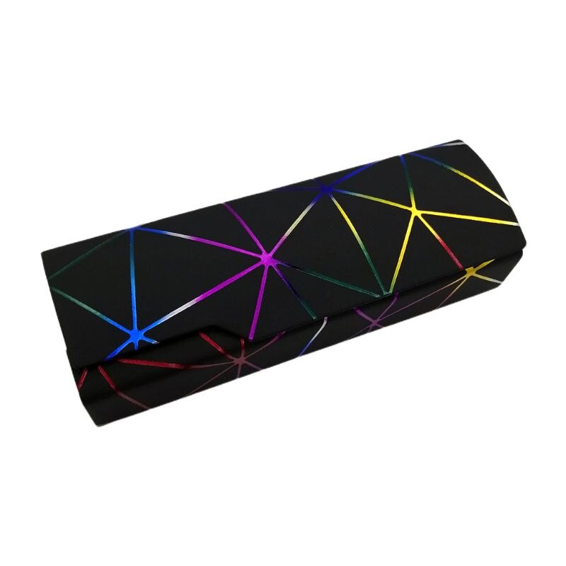 Unisex Men Women Glasses Case Protective Box Sunglasses Accessories: Black