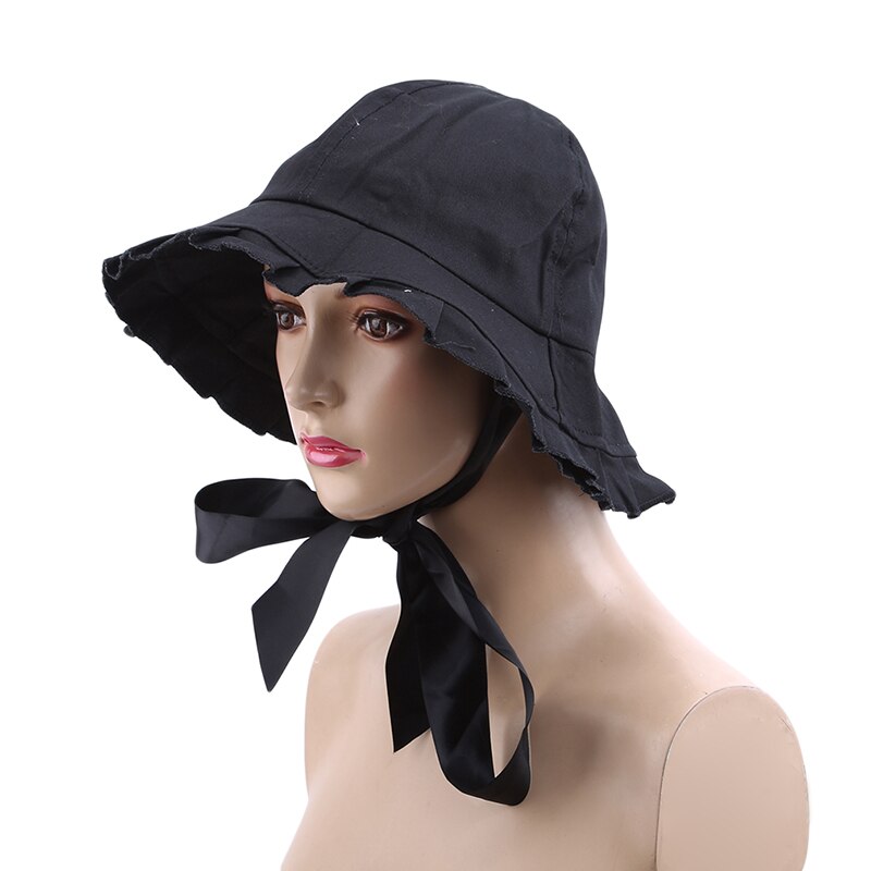 Sommer damer solhatt bred kant myk topp solhatt sammenleggbar enkel sløyfe strandhette dame