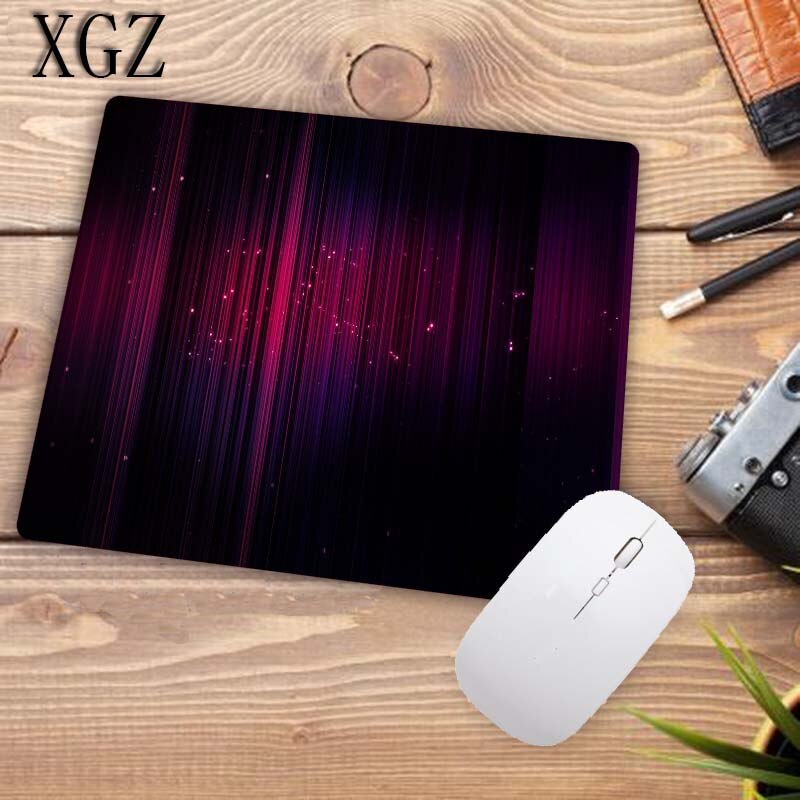 XGZ Cool Purple Lines MousePad Large Locking Edge Speed Game Gamer Gaming Mouse Pad Soft for CSGO Dota 2 Laptop Notebook Mat XXL: 250X290X2MM