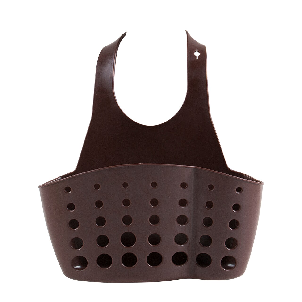 Sponshouder voor de gootsteenkraan aan de zijkant van de keuken, plastic sponshouder voor de gootsteen: B