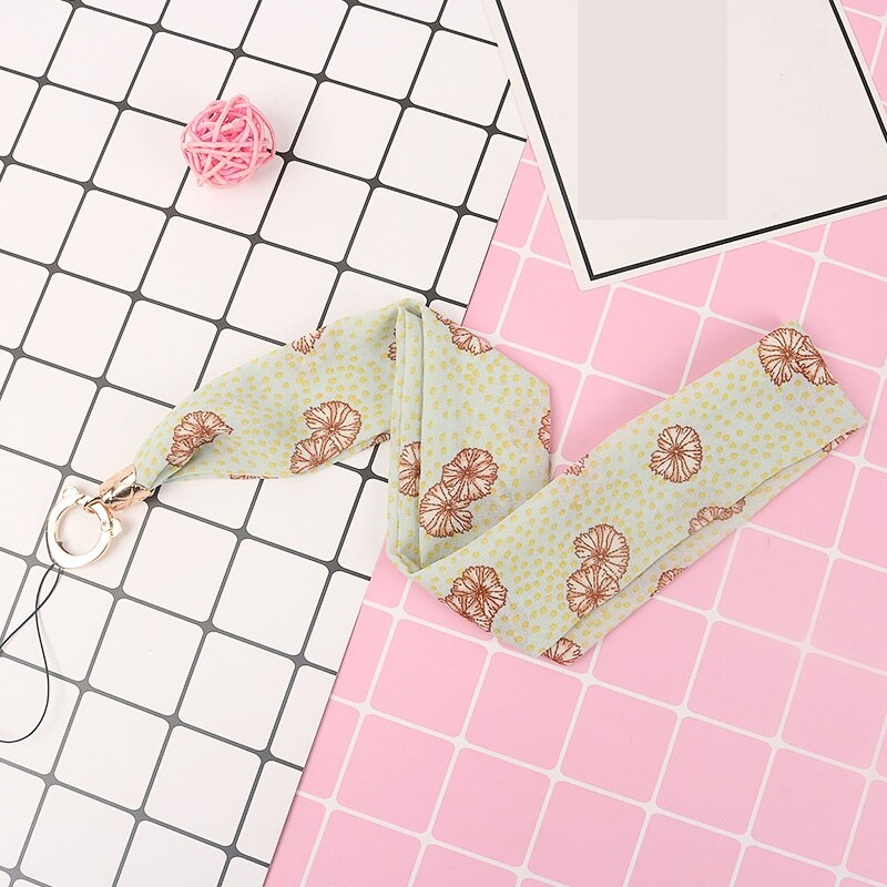 Mobiele, op maat gemaakte zijden lanyard, nekband voor sleutelkaart, telefoonkoord, polsband, handsleutelkoord, ketting, telefoonhouder, touw: 6